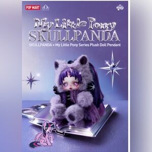 Authentic SKULLPANDA × My Little Pony Series Plush Pendant - TWILIGHT SPARKLE